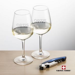 Swiss Force® Opener & 2 Mandelay Wine - Blue