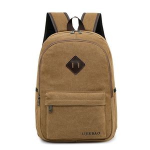 Canvas Backpack High School Backpack Casual Bag Computer Bag