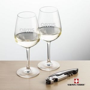 Swiss Force® Opener & 2 Mandelay Wine - Silver