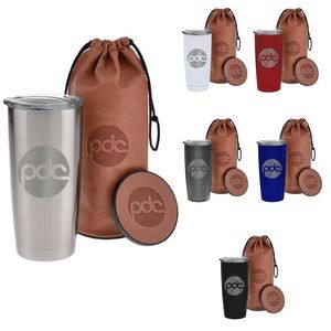 20 Oz. Infinity Series Gift Set - Laser Etched