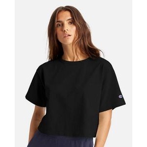 Champion® Women's Heritage Jersey Cropped T-Shirt