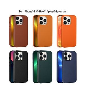 PU Leather Magnetic Magsafe Case For iPhone 14 plus 14pro Max 6.7 inch iphone14 6.1 inch Cover