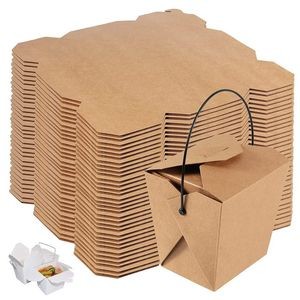 32 oz Kraft Brown Paper Boxes