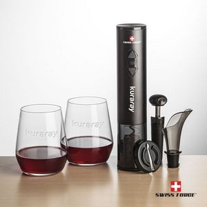 Swiss Force® Opener & 2 Germain Stemless Wine