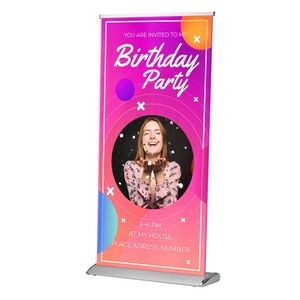 Deluxe double-sided retractable banner kit