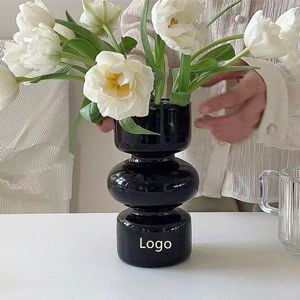 Transparent Glass Hydroponic Vase Decorative Vase For Home Wedding