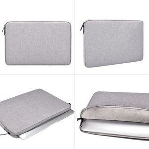 Super Simple and Clean Grey Laptop Sleeve Bag