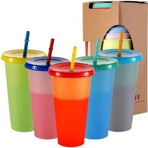 Stadium Cup Sets With Lid And Straw