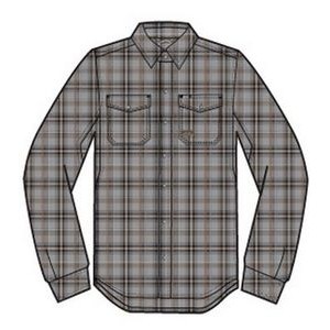 Ariat® Rebar® Flannel DuraStretch™ Avocado Plaid Long Sleeve Work Shirt
