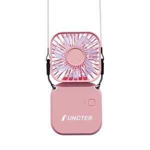 Mini Portable Fan USB Neck Quiet Handheld Personal Foldable Fan Rechargeable Fan