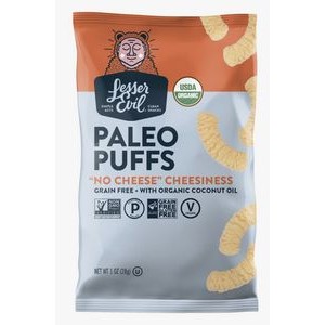 Paleo Puffs, "No Cheese" Cheesiness Snack