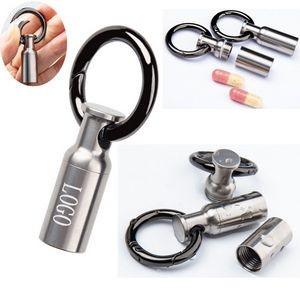 Pill-Container Keychain