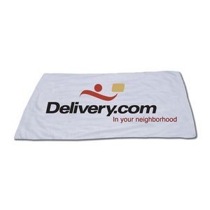 Beach Towel 100% Cotton Velour / Terry Loop 7lb Both Sides 28"w x 58" Full Color impr. incl.