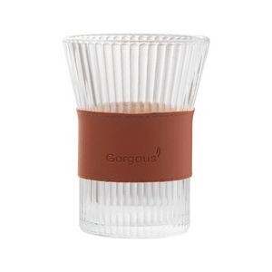 10oz Vertical Organza Waistband Coffee Cup with Insulated Loop