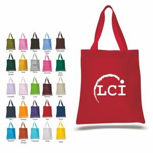 Q-Tees Canvas Promotional Tote Bag