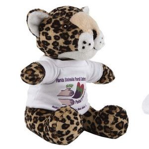 8" Super Soft Leopard Stuffed Animal