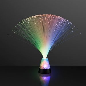 LED Color Change Fiber Optic Centerpiece with Gems and Jewels - BLANK