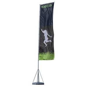 Mondo Flagpole 23 ft. Single-Sided Graphic Package