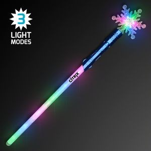 Snowflake Light Staff LED Saber - Domestic Print
