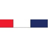 Fluorescent Plastic Cloth Wiggler© Pennants (Red/White/Blue)