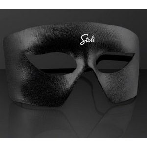 Black Costume Mask, Mardi Gras Throws (NON-Light Up)