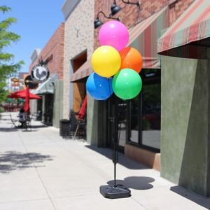 Balloon Bobber Cluster Pole Kit w/ Weighted Base