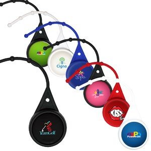 Halcyon® Round Lip Balm with Lanyard, Full Color Digital