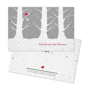 Holiday Seed Paper Postcard - Style A