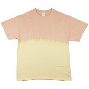 Coral-Yellow Shoreline Short Sleeve T-shirt