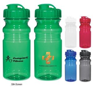 Poly-Clear? 20 Oz. Fitness Bottle With Super Sipper Lid