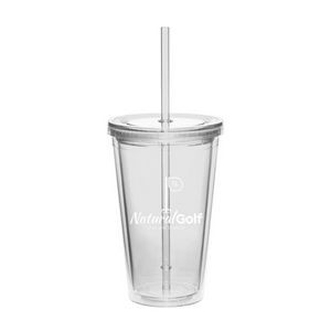 16 oz. Day Tripper Double Wall Acrylic Tumblers 1 Color Imp.
