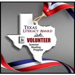 Texas Neck Medal in White Acrylic - Color Printed