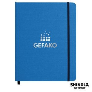 Shinola® HardCover Journal - (L) 7"x9" Cobalt Blue