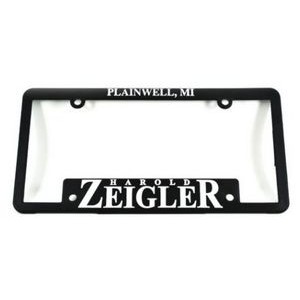 License Plate Frames In Raised 3D Logo With Clips On The Rear