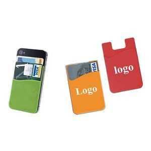 Silicone Cell Phone Sticky Wallet