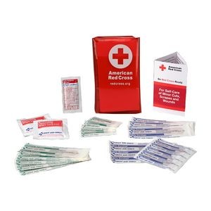 American Red Cross Pocket First Aid Kit - Red