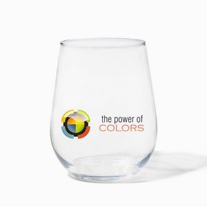 16oz Stemless Wine Glass 24 Pack - Printed