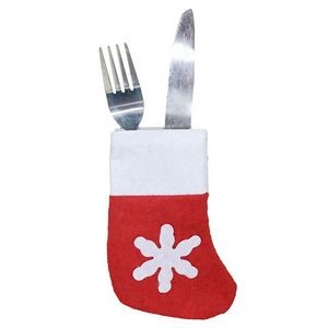 Mini Christmas Sock Cutlery Cover