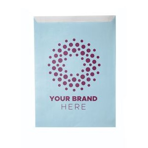 8.5"W x 11"H One-color Colored Paper Bag Blue