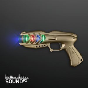 Light Blaster Space Gun, Spinning Toy with Sound - BLANK