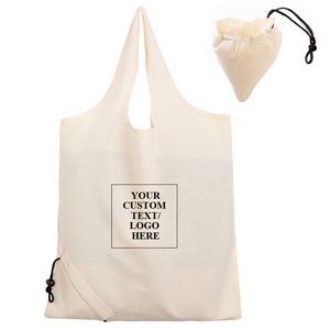 Cotton Reusable Foldable Shopping Grocery Bags
