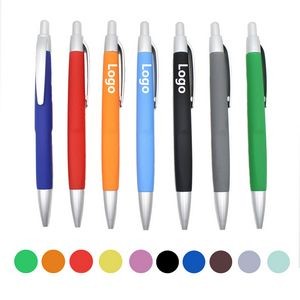 MOQ 20pcs 0.5mm Spray Glue Flat Grip Ballpoint Pen