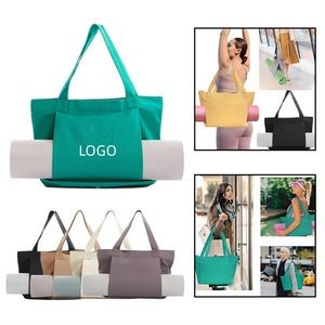 Yoga Canvas Mat Tote Bag