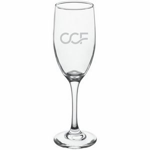 Deep Etched or Laser Engraved Acopa 4.5 oz. Flute Glass