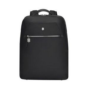 14'' Victoria Signature Black Compact Backpack w/10" Tablet Pocket