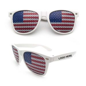 American Flag Shutter Shades Sunglasses