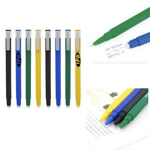 Retractable Erasable Refillable Gel Ink Pen