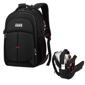 15.6In Travel Laptop Backpack With USB Charging Port