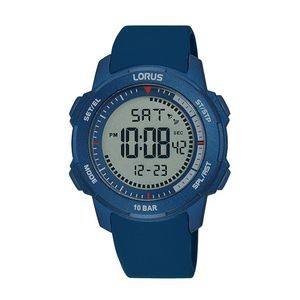 Lorus R2373P Digital Chronograph Unisex Sports Watch - Blue