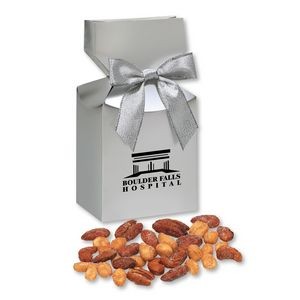 Honey Roasted Mixed Nuts in Silver Premium Delights Gift Box